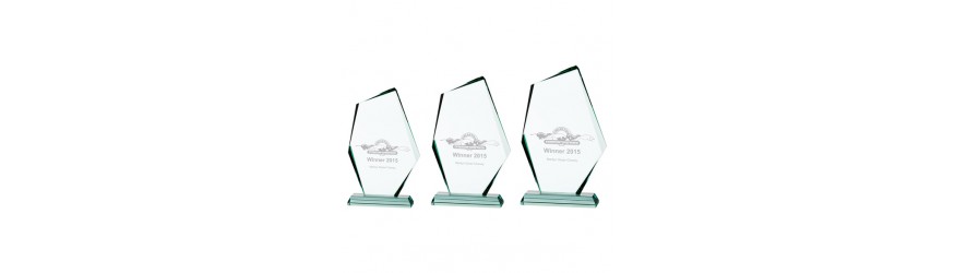 DISCOVERY JADE GLASS AWARD - 280MM (19MM THICK)